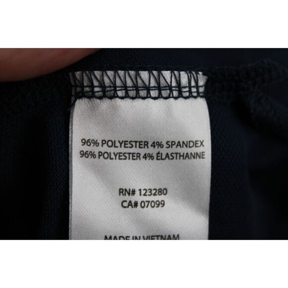 TRAVIS MATHEW BLUE WITH CHEST STRIPES POLO MENS SIZE XL SHORT SLEEVE SHIRT GOLF - Picture 8 of 8